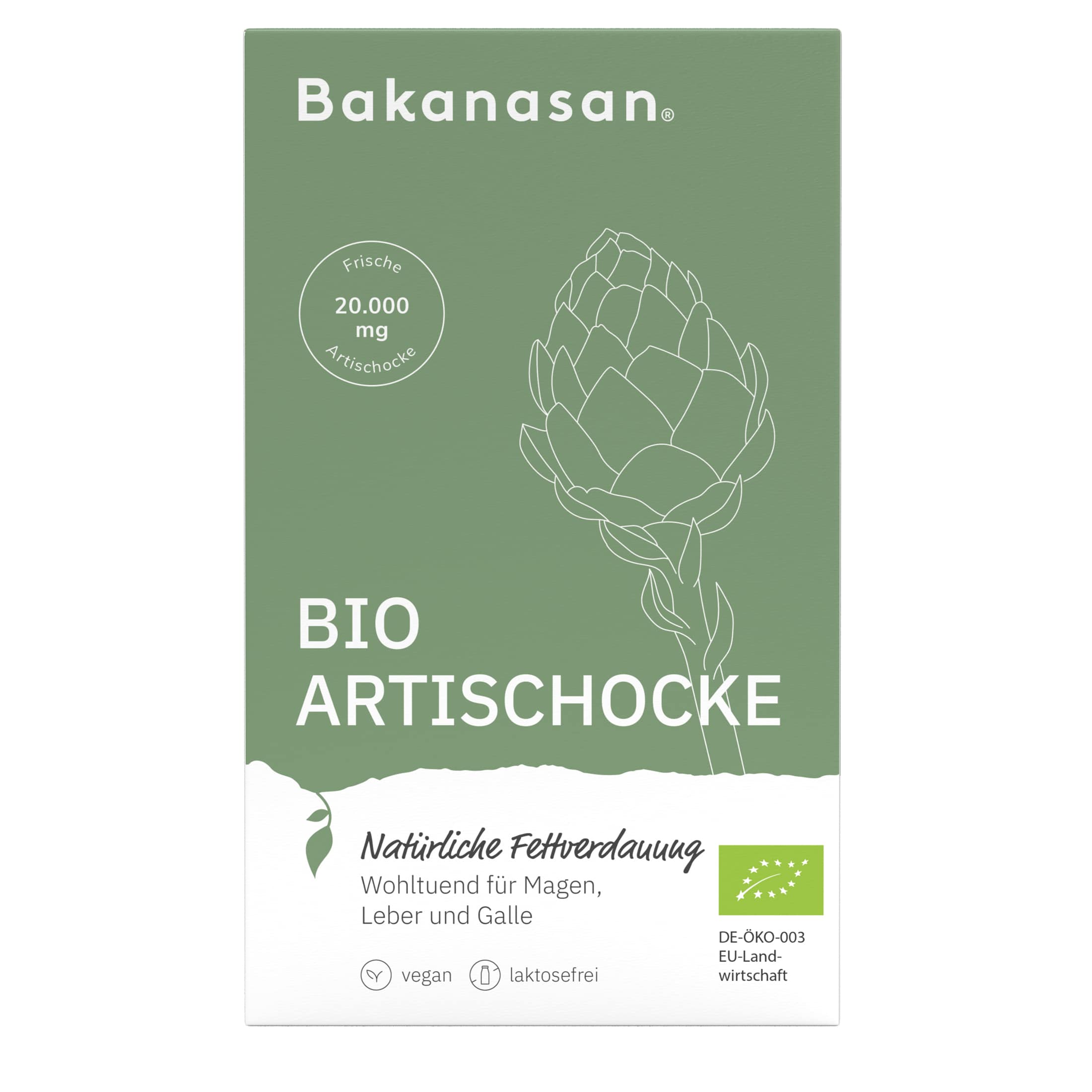 Bakanasan BIO ARTISCHOCKE 100 St Kapseln