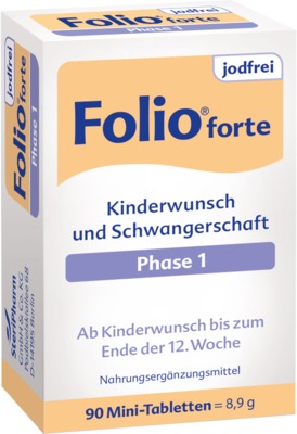 Folio forte Phase 1 jodfrei 90 St Filmtabletten