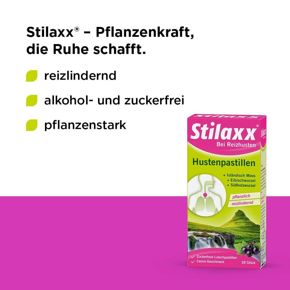 Stilaxx Hustenpastillen 28 Pastillen bei Reizhusten 28 St Lutschpastillen