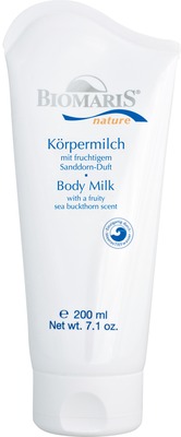 BIOMARIS Körpermilch nature mit Sanddorn-Duft 200 ml Lotion