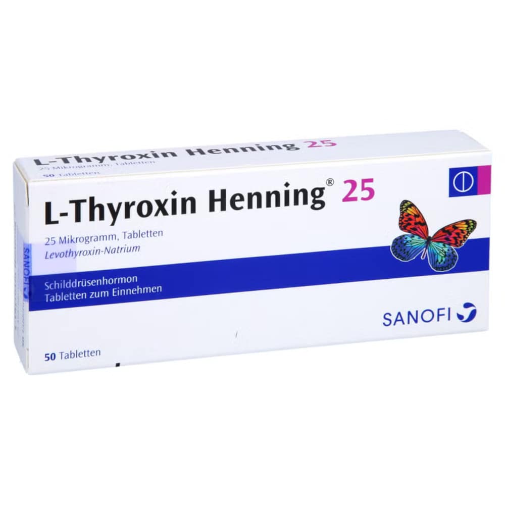 L-Thyroxin Henning 25 50 St Tabletten