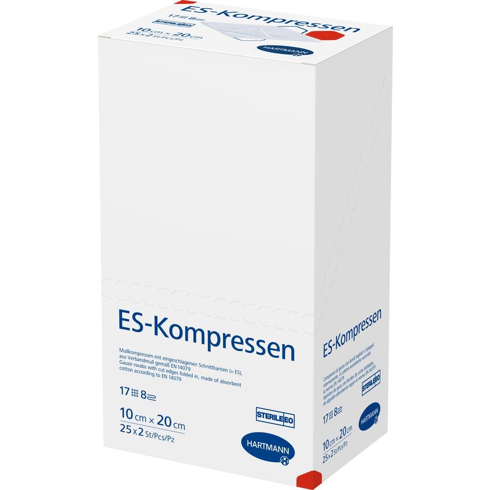 ES-KOMPRESSEN steril 10x20 cm 8fach 25X2 St Kompressen
