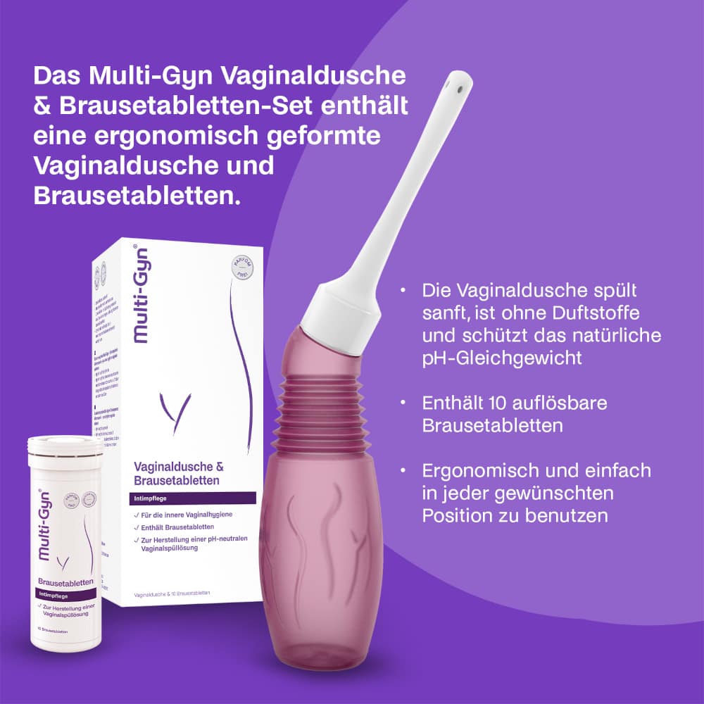 Multi-Gyn Vaginaldusche Kombipack 1 Packung Brausetabletten