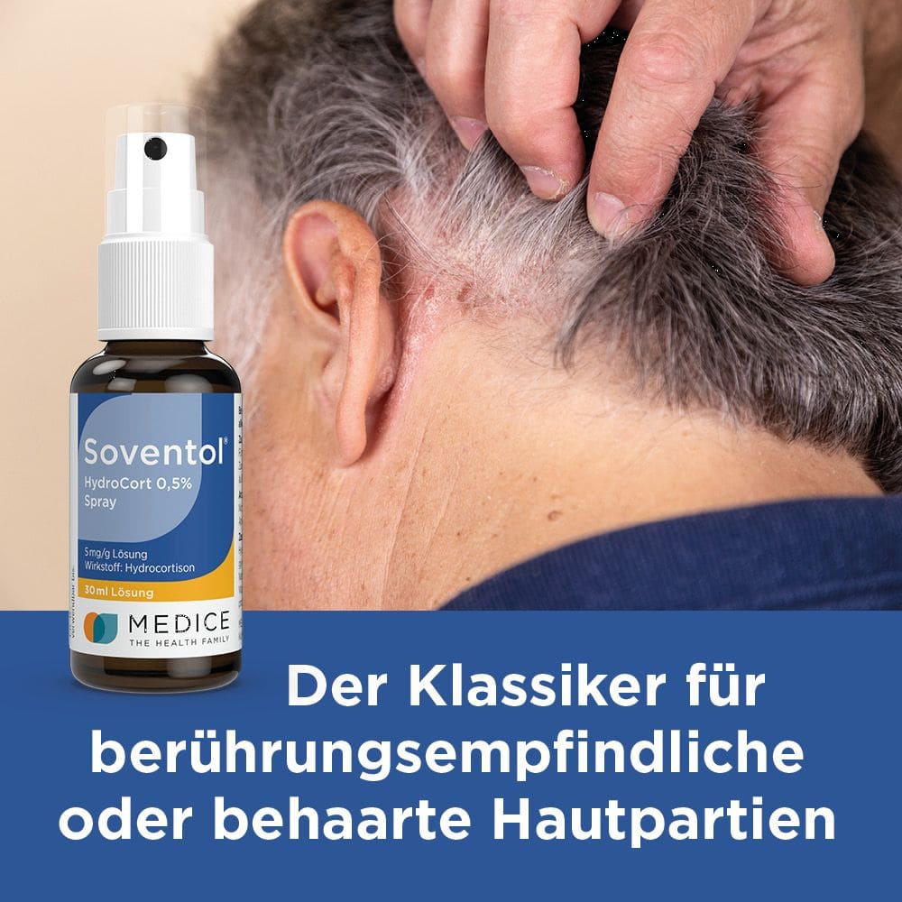 Soventol HydroCort 0,5% Spray bei Hautentzündungen 30 ml Spray