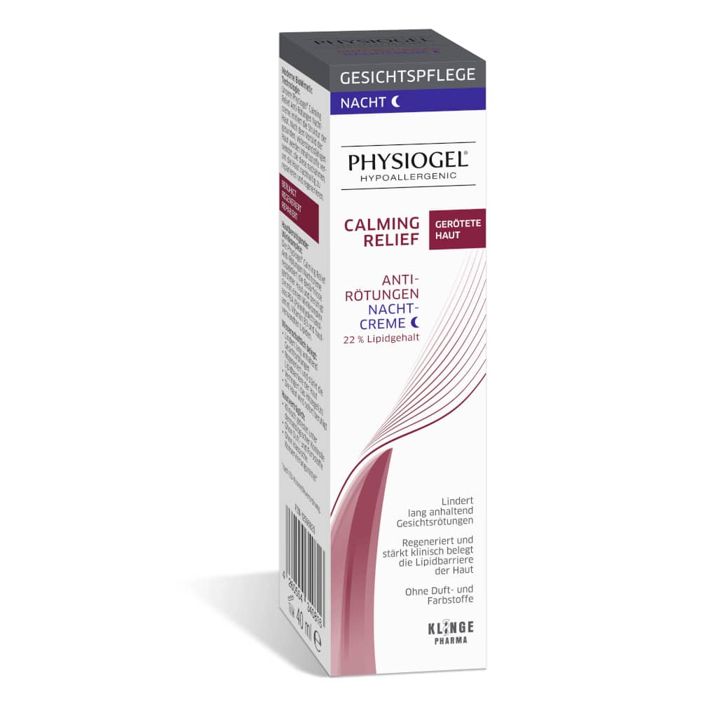 PHYSIOGEL Calming Relief Anti-Rötungen Nachtcreme bei geröteter Haut 40 ml Creme
