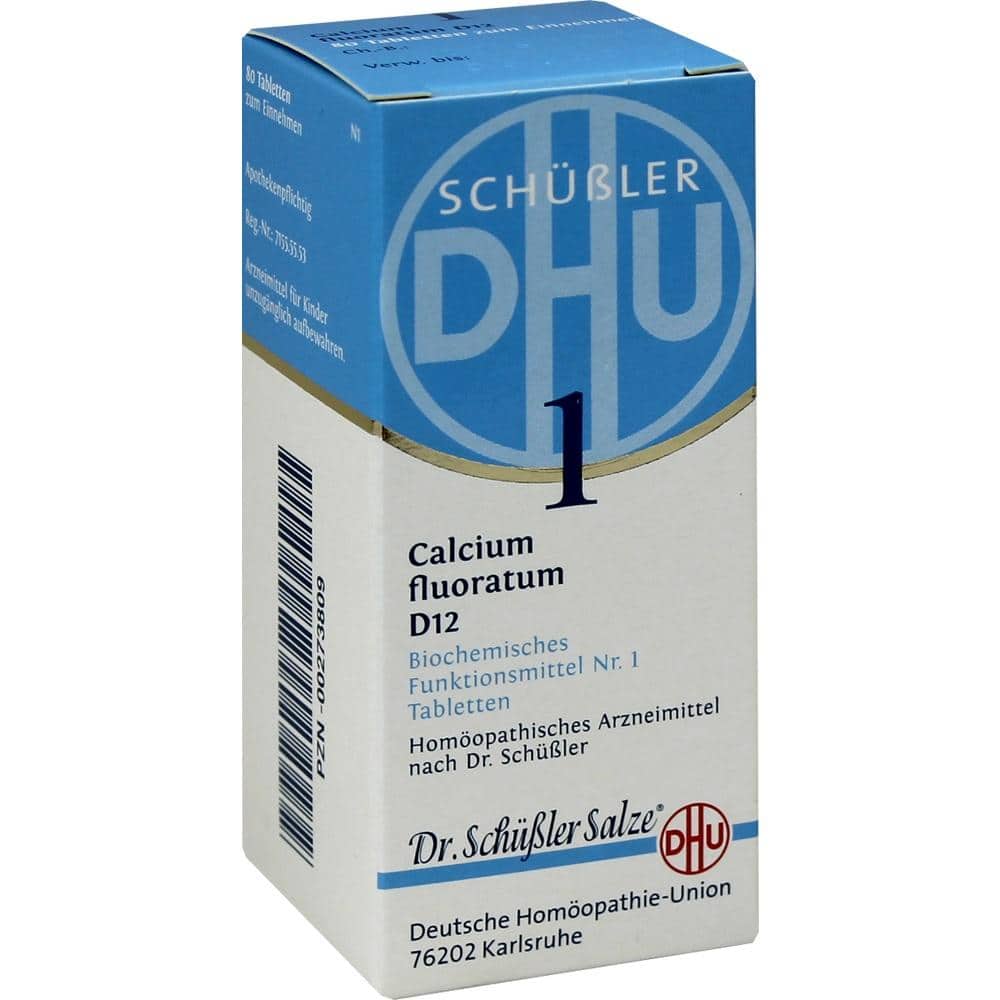 DHU Schüßler-Salz Nr. 1 Calcium fluoratum D12 80 St Tabletten