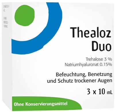 THEALOZ Duo Augentropfen 3X10 ml Augentropfen