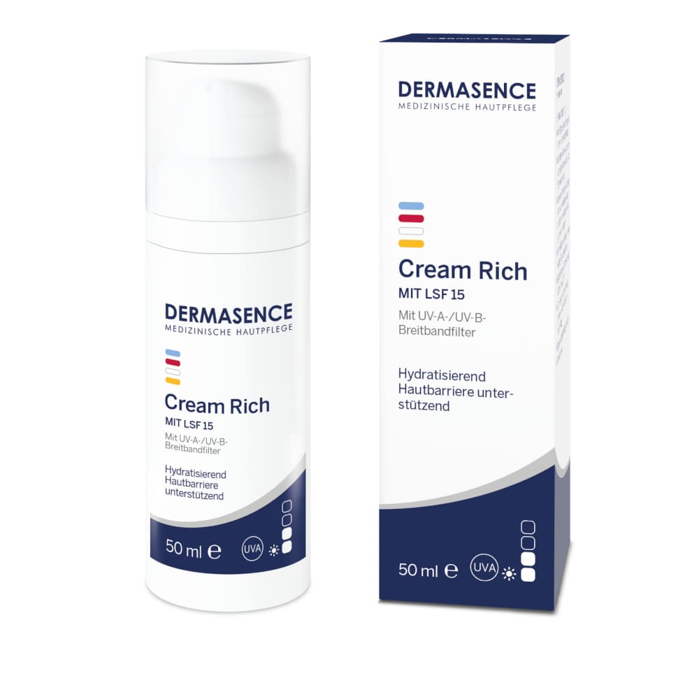 DERMASENCE Cream rich mit LSF 15 50 ml Creme