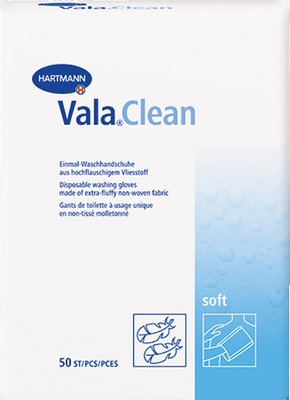 VALACLEAN soft Einmal Waschhandschuhe 50 St