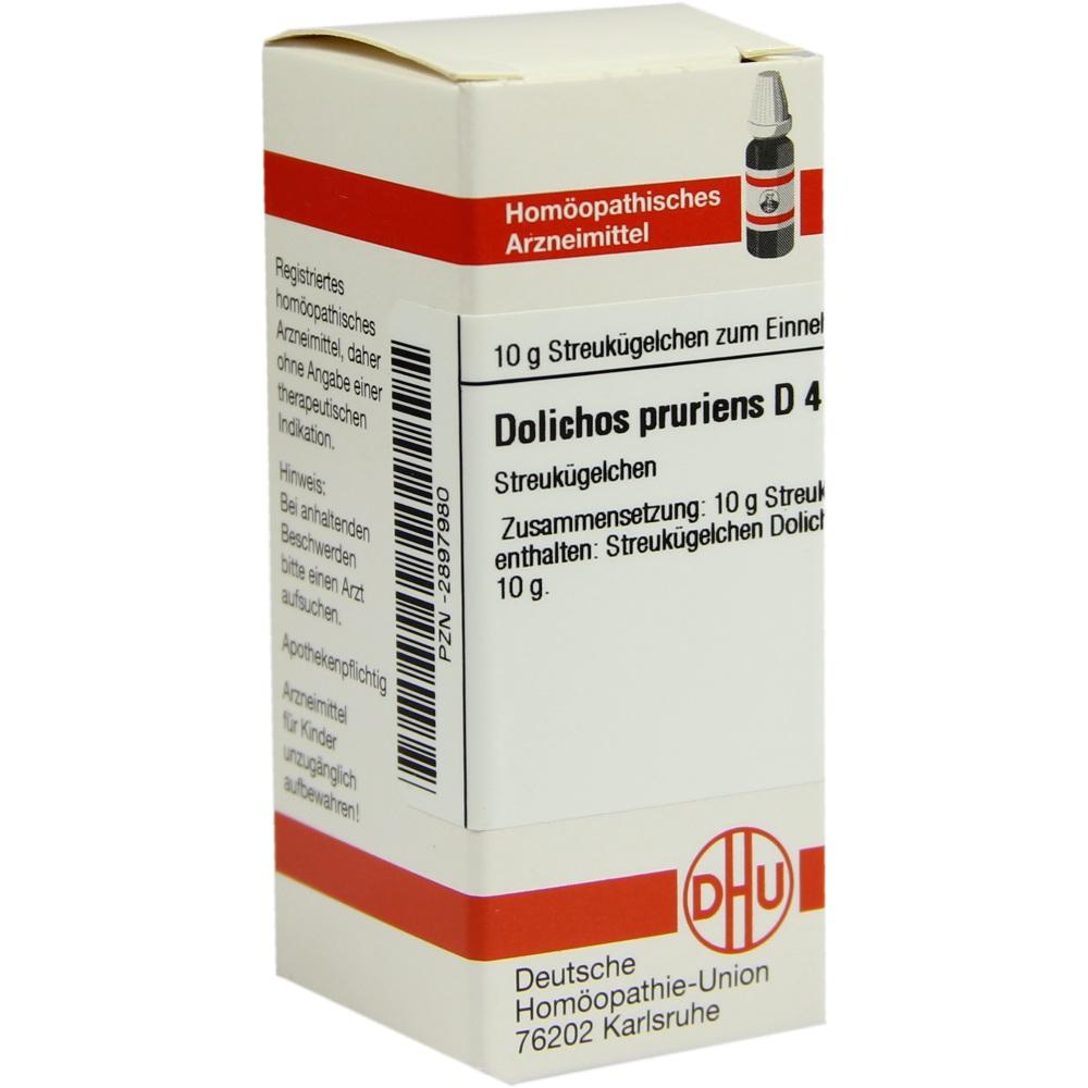 DOLICHOS PRURIENS D 4 Globuli 10 g Globuli