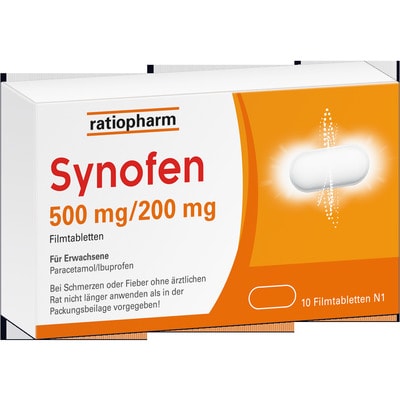 Synofen - mit Ibuprofen und Paracetamol 20 St Filmtabletten
