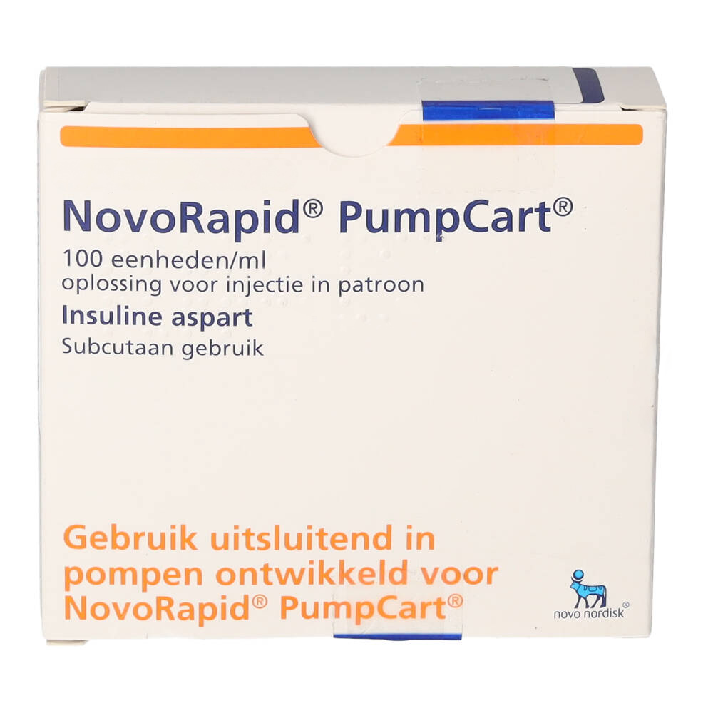 NovoRapid PumpCart 100 5X5X1.6 ml Injektionslösung