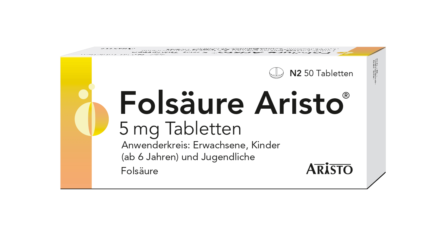 Folsäure Aristo 5mg 50 St Tabletten