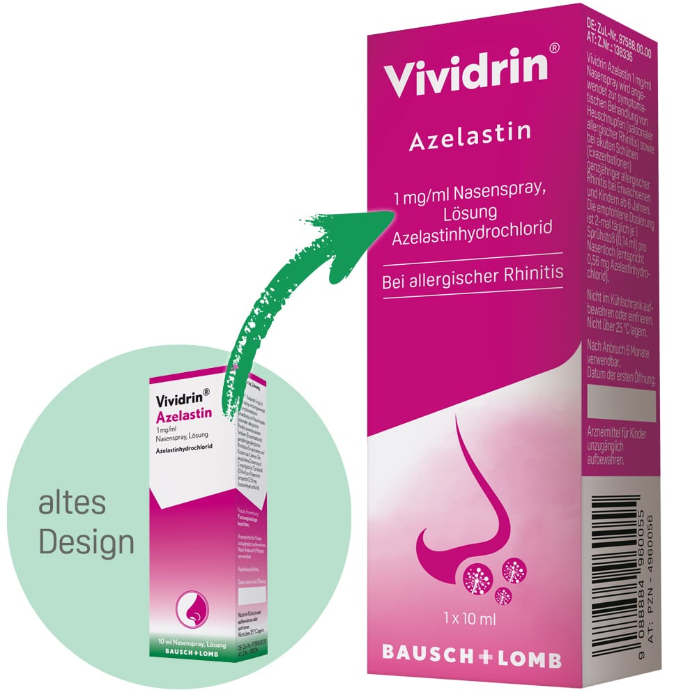 Vividrin Azelastin Nasenspray  10 ml Nasenspray