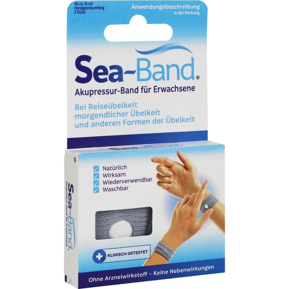 Sea-Band Akupressurband für Erwachsene 2 St