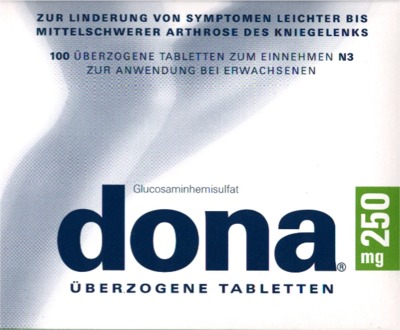 Dona 250mg 100 St Überzogene Tabletten