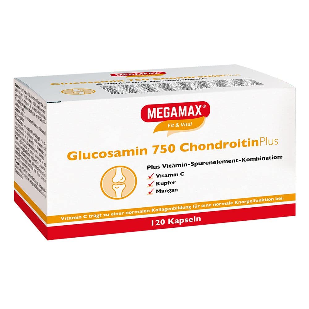 GLUCOSAMIN 750 Chondroitin Plus Megamax Kapseln 120 St Kapseln