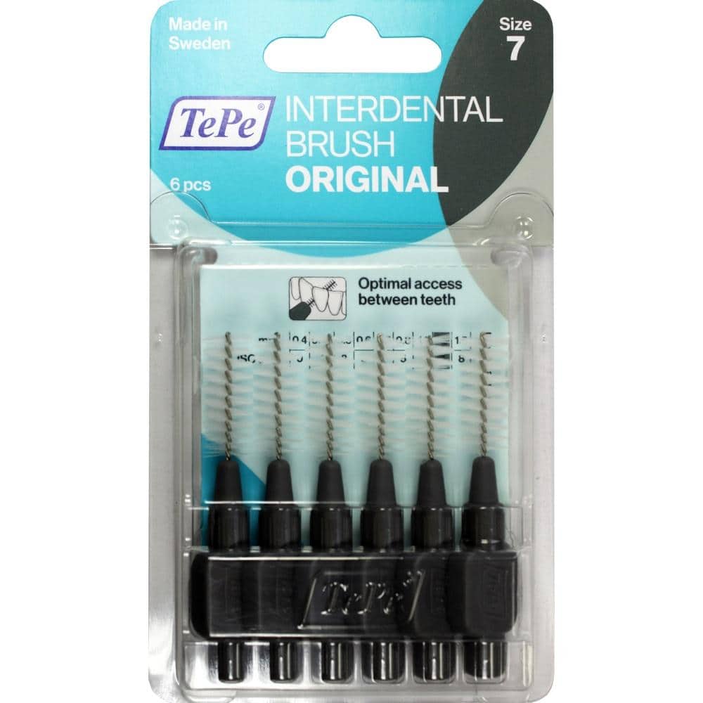 TEPE Interdentalbürste 1,3mm grau 6 St Zahnbürste