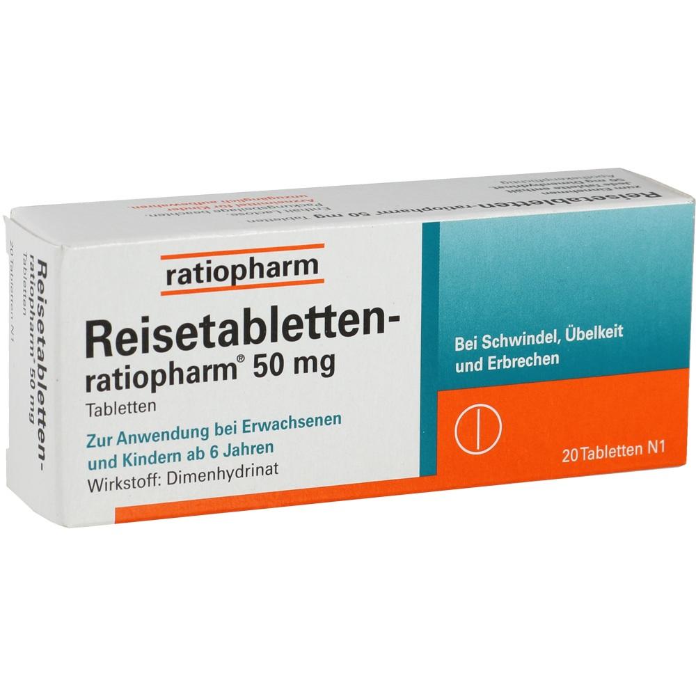 Reisetabletten-ratiopharm 20 St Tabletten