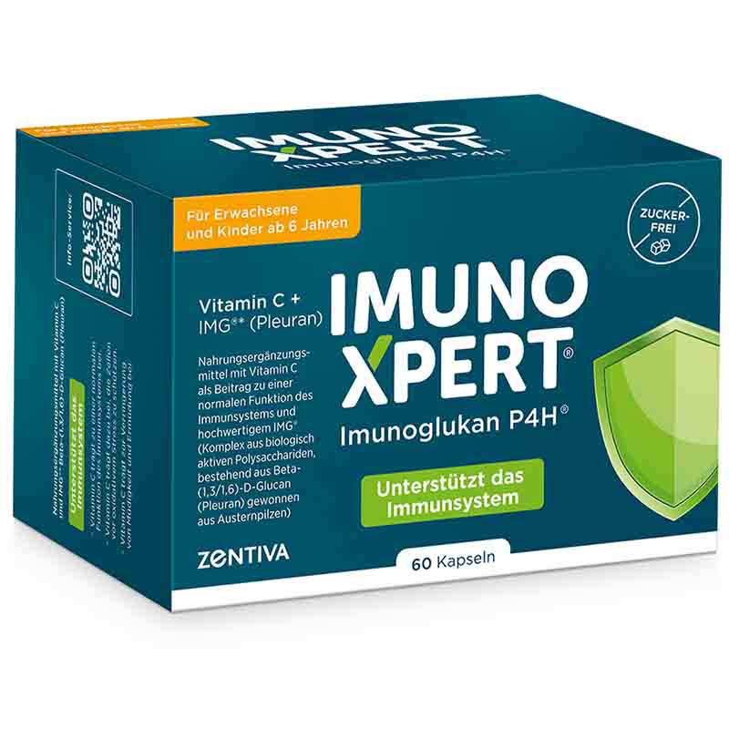 IMUNO XPERT Imunoglukan P4H Vitamin C + IMG 60 St Kapseln
