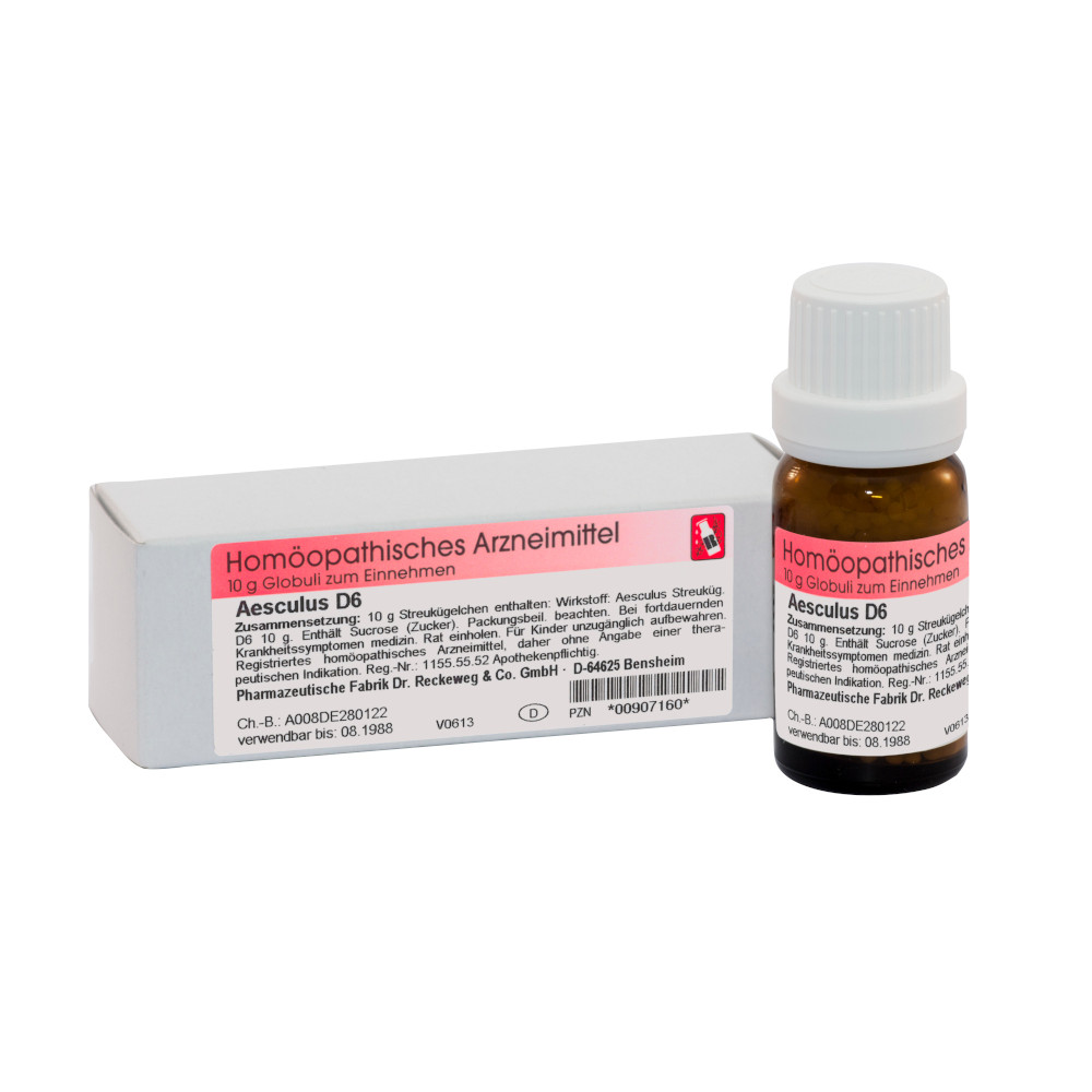 AESCULUS D 6 Globuli 10 g Globuli