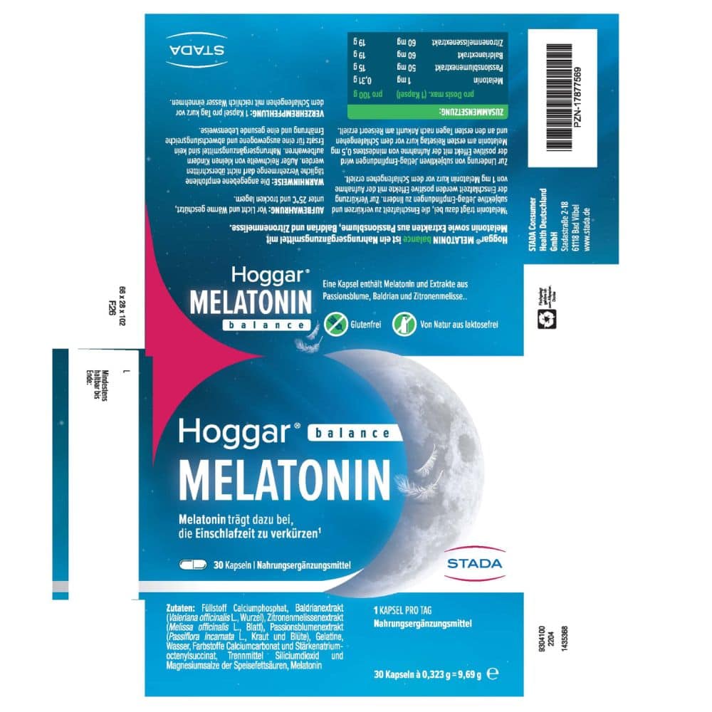 Hoggar MELATONIN balance 30 St Kapseln