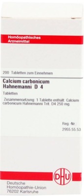 CALCIUM CARBONICUM Hahnemanni D 4 Tabletten 200 St Tabletten
