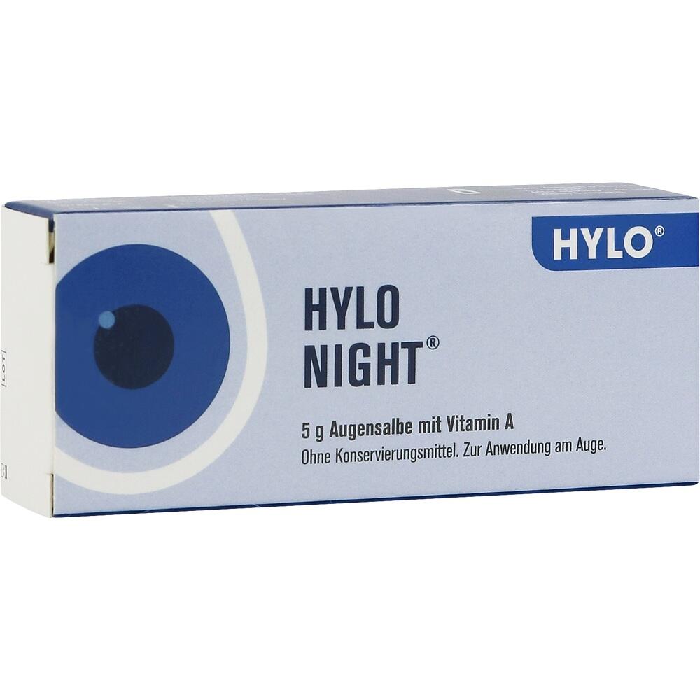 HYLO NIGHT mit Vitamin A 5 g Augensalbe