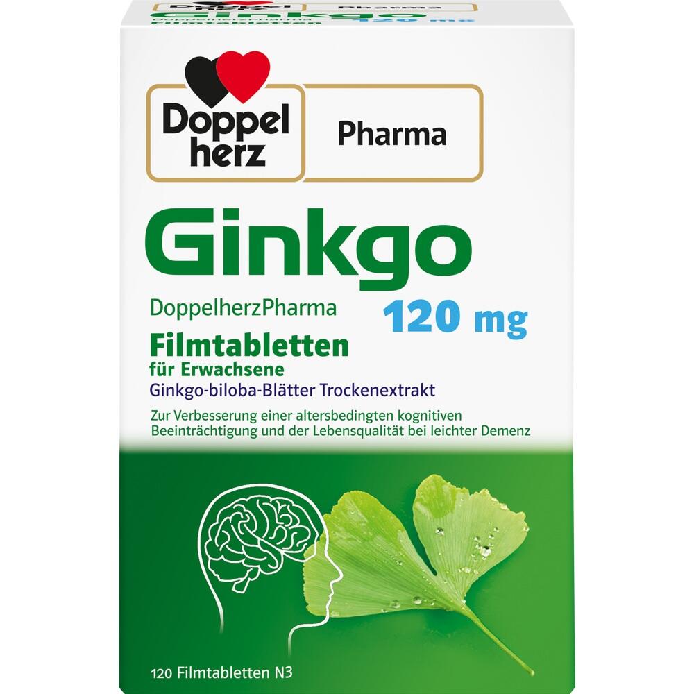 Doppelherz Pharma Ginkgo 120mg 120 St Filmtabletten