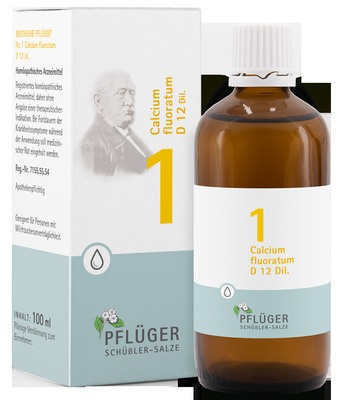 Schüßler-Salz Nr. 1 Calcium fluoratum D12 100 ml Tropfen