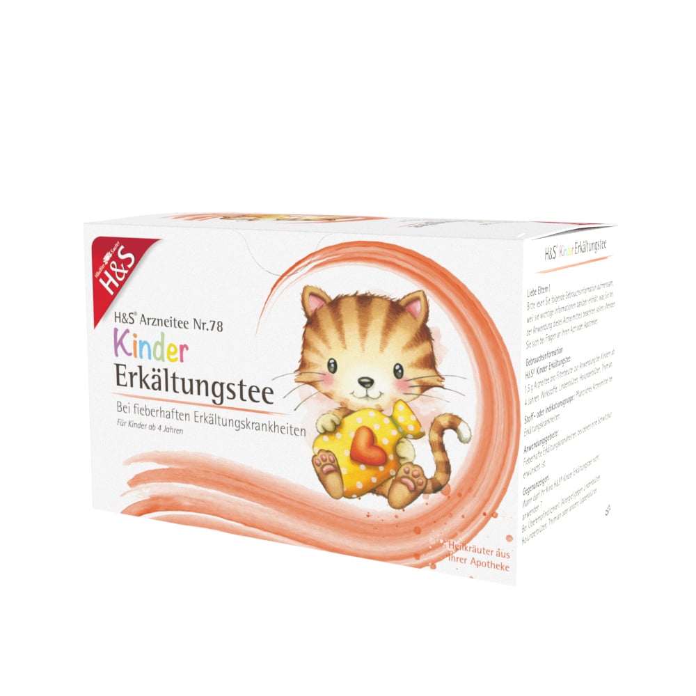 H&S Kinder Erkältungstee 20X1.5 g Filterbeutel