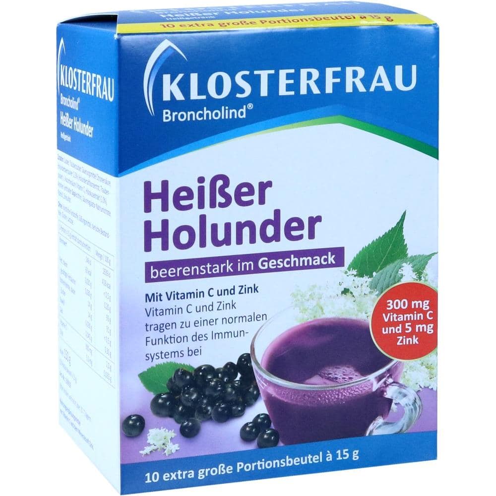KLOSTERFRAU Broncholind Heißer Holunder Granulat 10X15 g Granulat