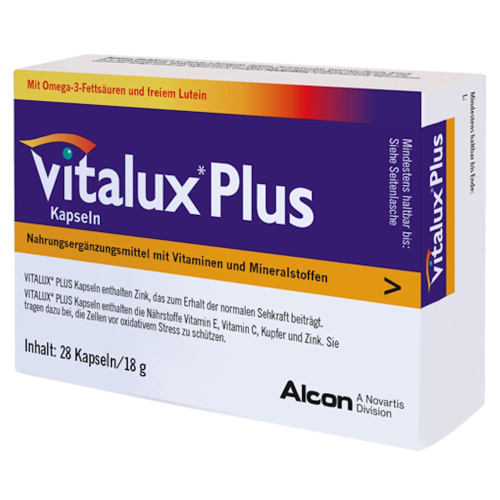 vitalux Plus Lutein und Omega 3  28 St Kapseln