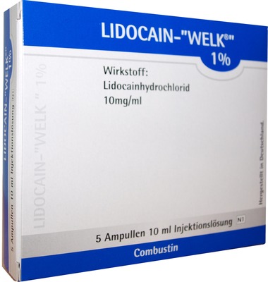 LIDOCAIN WELK 1% Ampullen 5X10 ml Injektionslösung