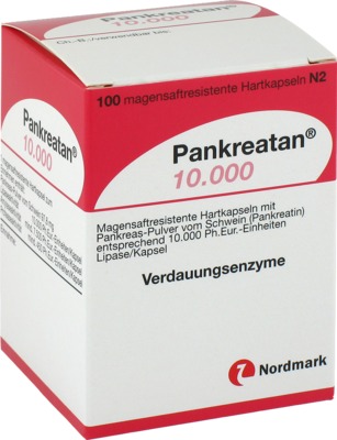 Pankreatan 10000 100 St Magensaftresistente Hartkapseln