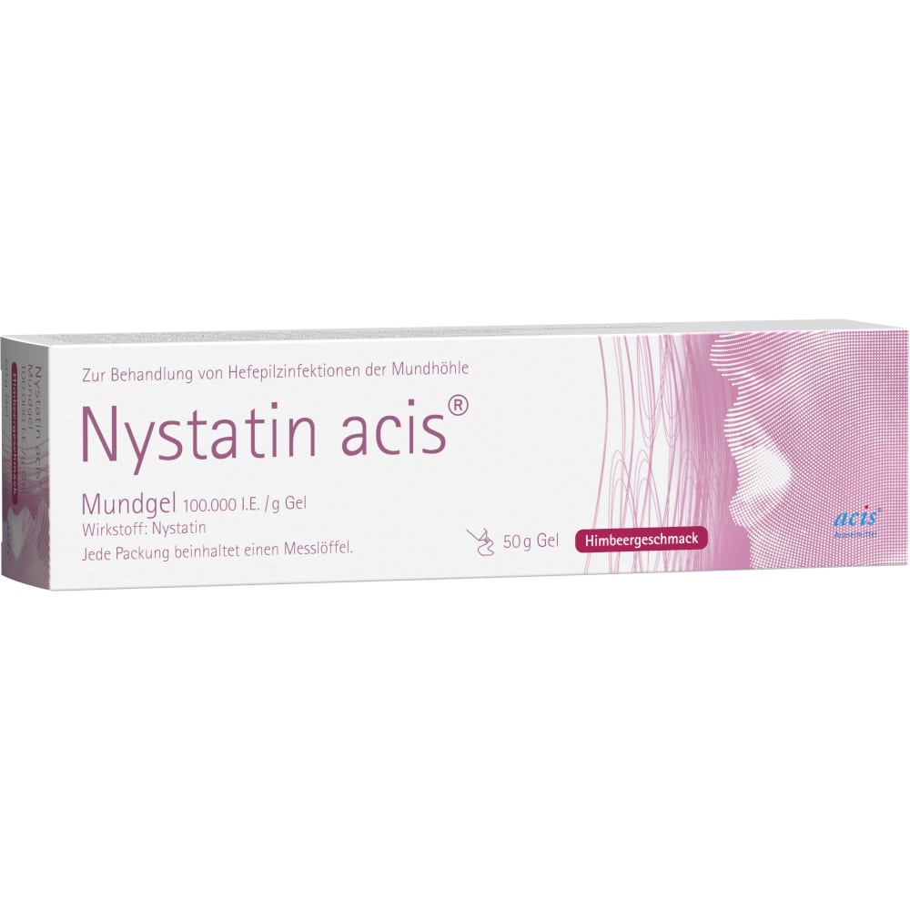 Nystatin acis Mundgel 50 g Gel
