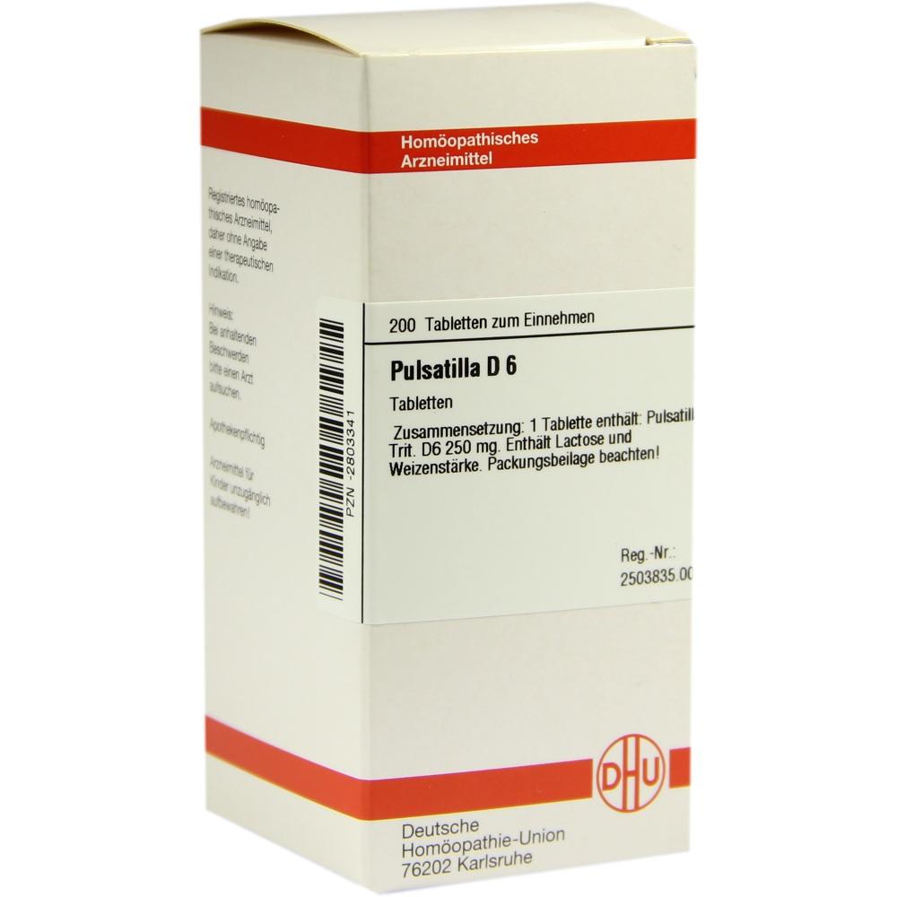 PULSATILLA D 6 Tabletten 200 St Tabletten