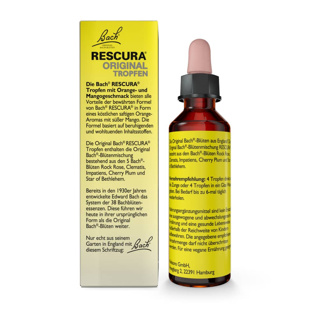 Bach RESCURA ORIGINAL ORANGE-MANGO 20 ml Tropfen