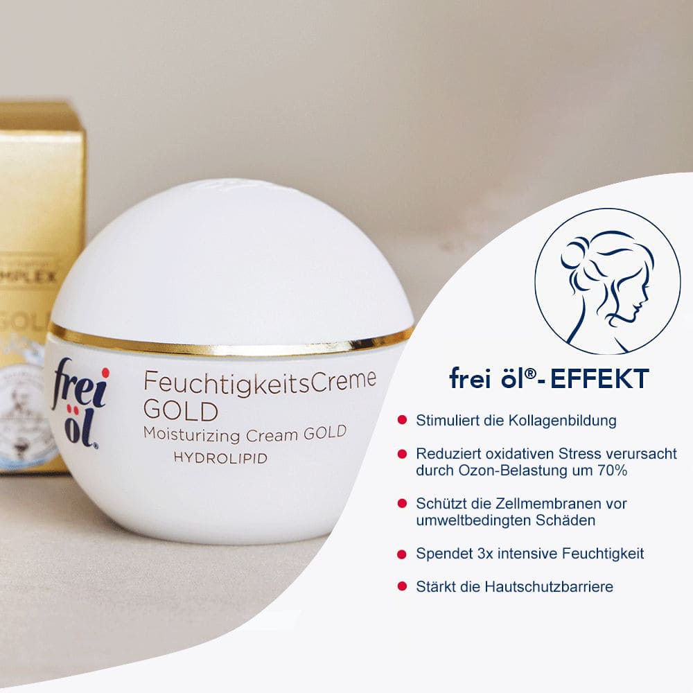 frei öl HYDROLIPID FeuchtigkeitsCreme GOLD 50 ml Creme