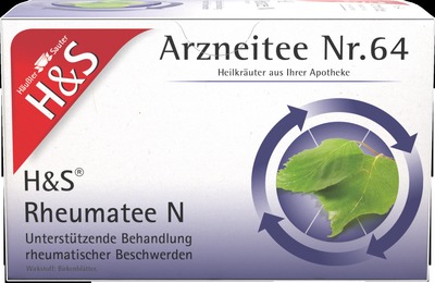 H&S Arzneitee Rheumatee N 20X2.0 g Filterbeutel