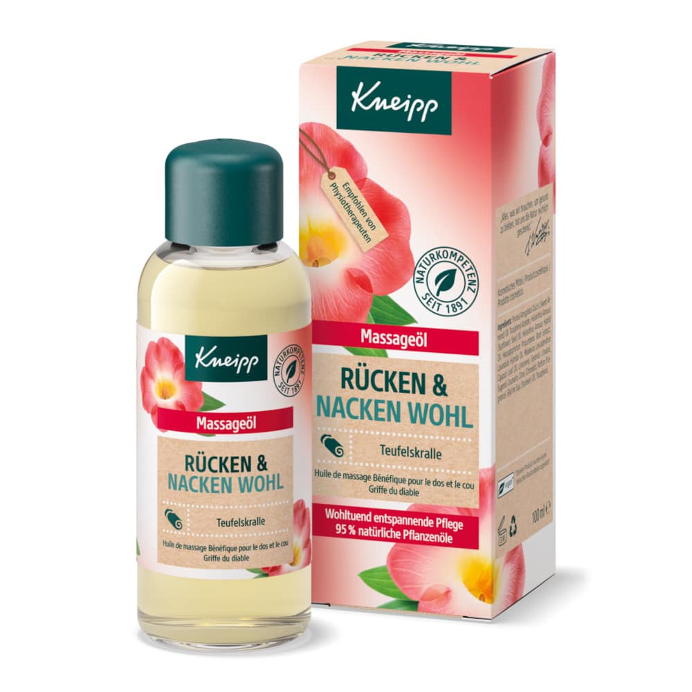Kneipp Massageöl RÜCKEN & NACKEN WOHL 100 ml Öl
