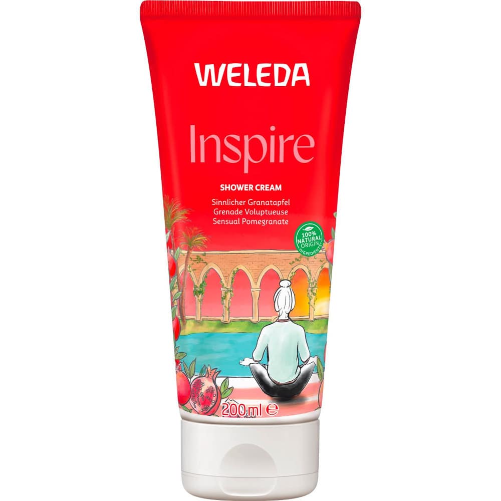 Weleda Inspire Shower Cream Granatapfel 200 ml Duschgel