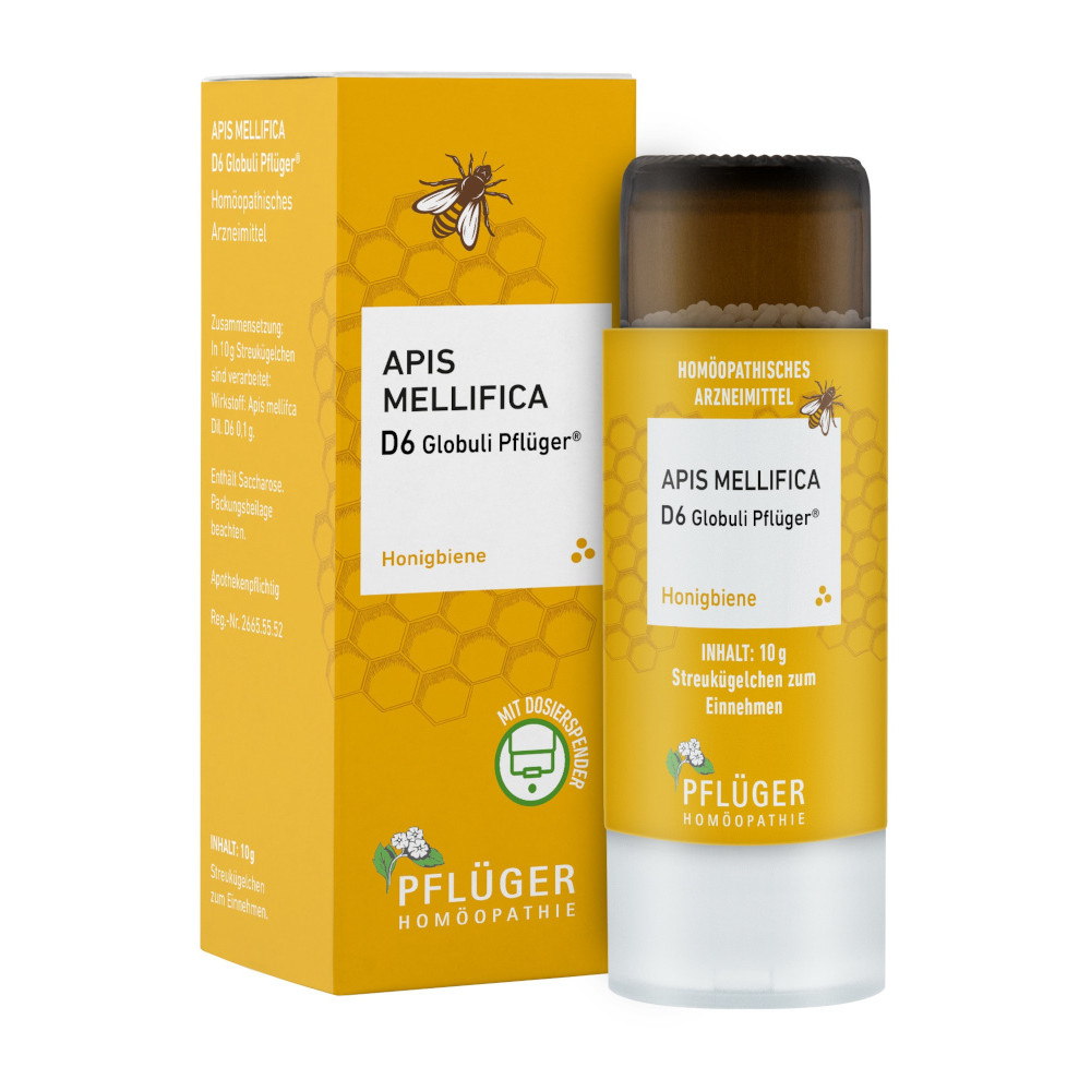 Apis mellifica D6 Globuli Pflüger Dosierspender 10 g Globuli