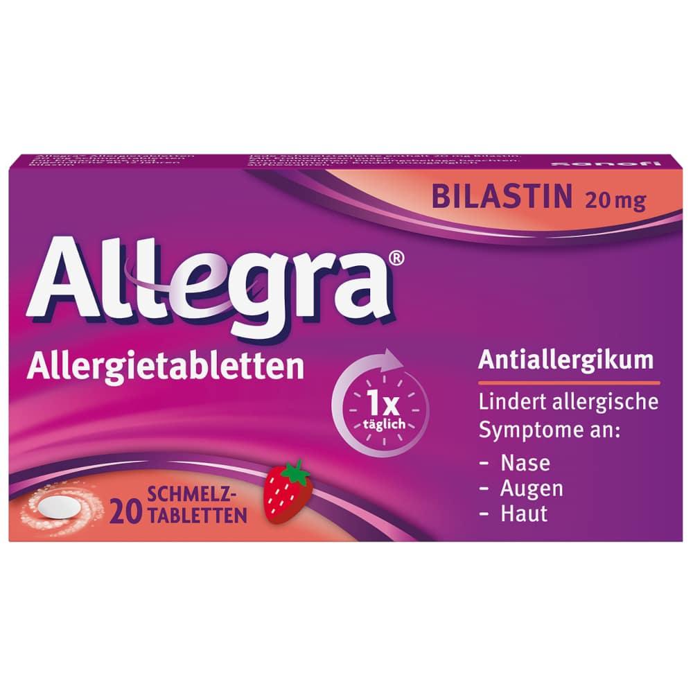 Allegra Allergietabletten 20 St Schmelztabletten