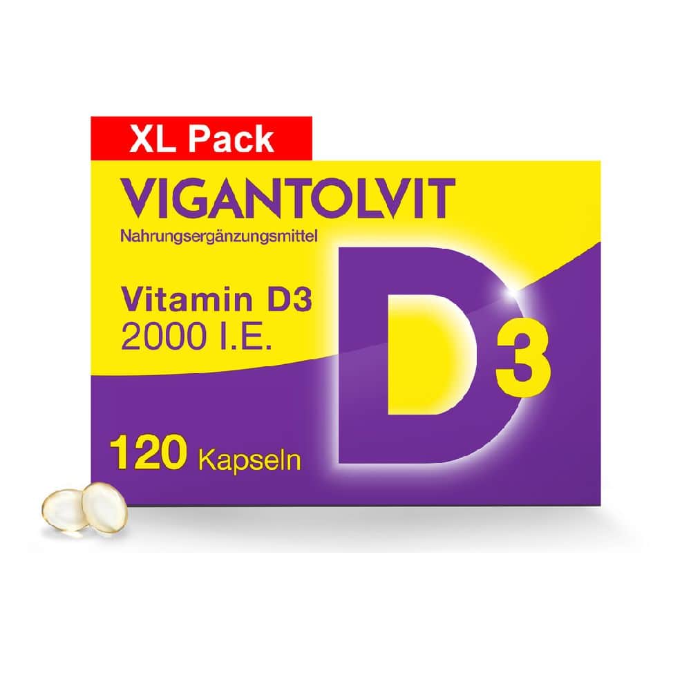 VIGANTOLVIT Vitamin D3 2000 I.E.  120 St Weichkapseln