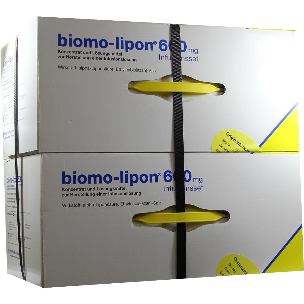 BIOMO LIPON 600 mg Infusionsset Ampullen 10 St Ampullen