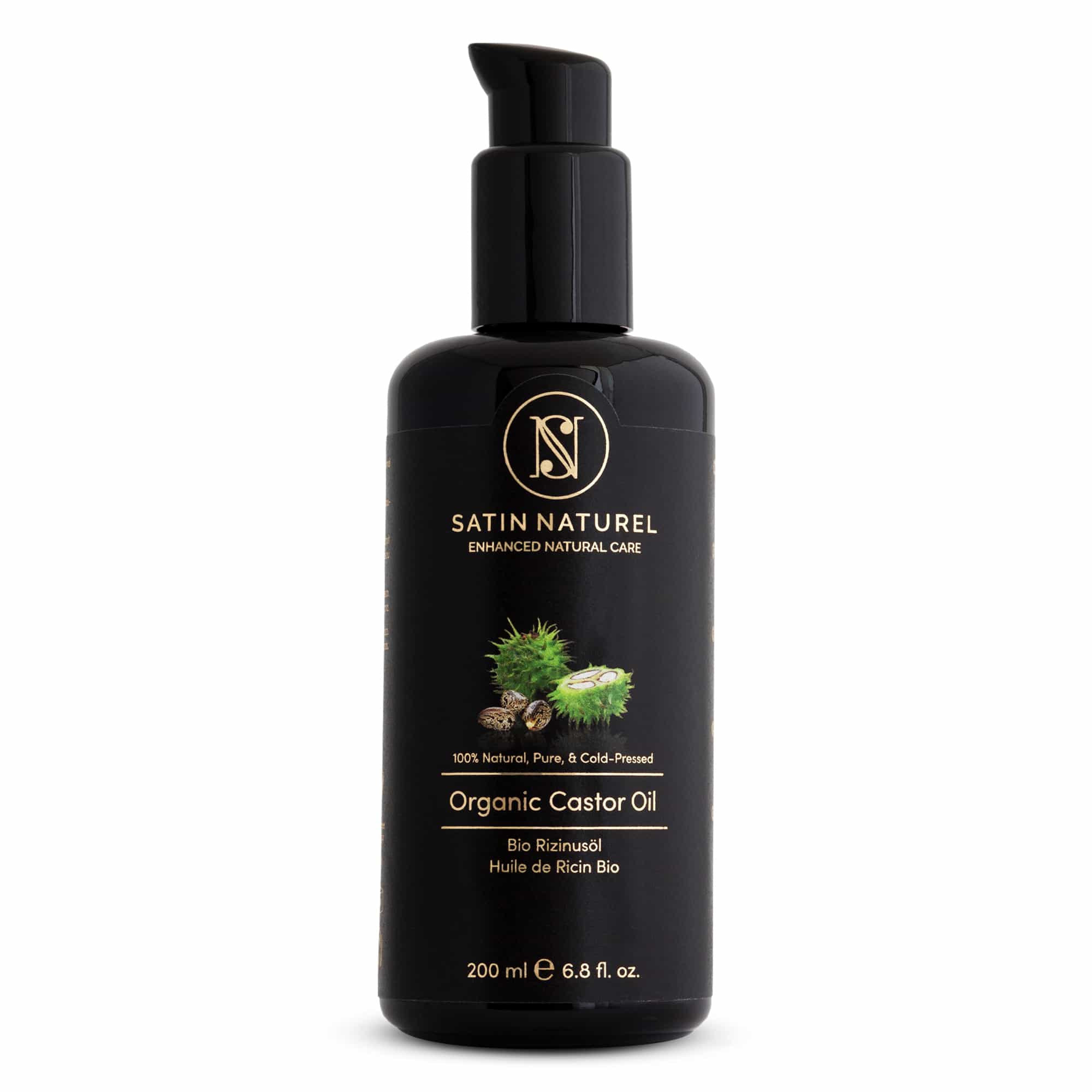 SATIN NATUREL Bio Rizinusöl 200 ml Öl