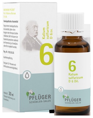 Schüßler-Salz Nr. 6 Kalium sulfuricum D6 30 ml Tropfen