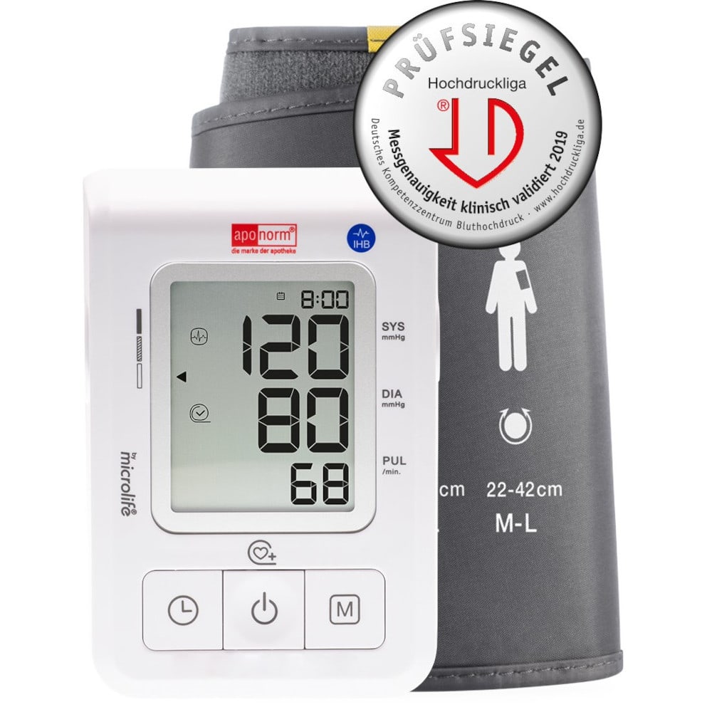 aponorm Oberarm-Blutdruckmessgerät Basis Control Größe M-L 1 St