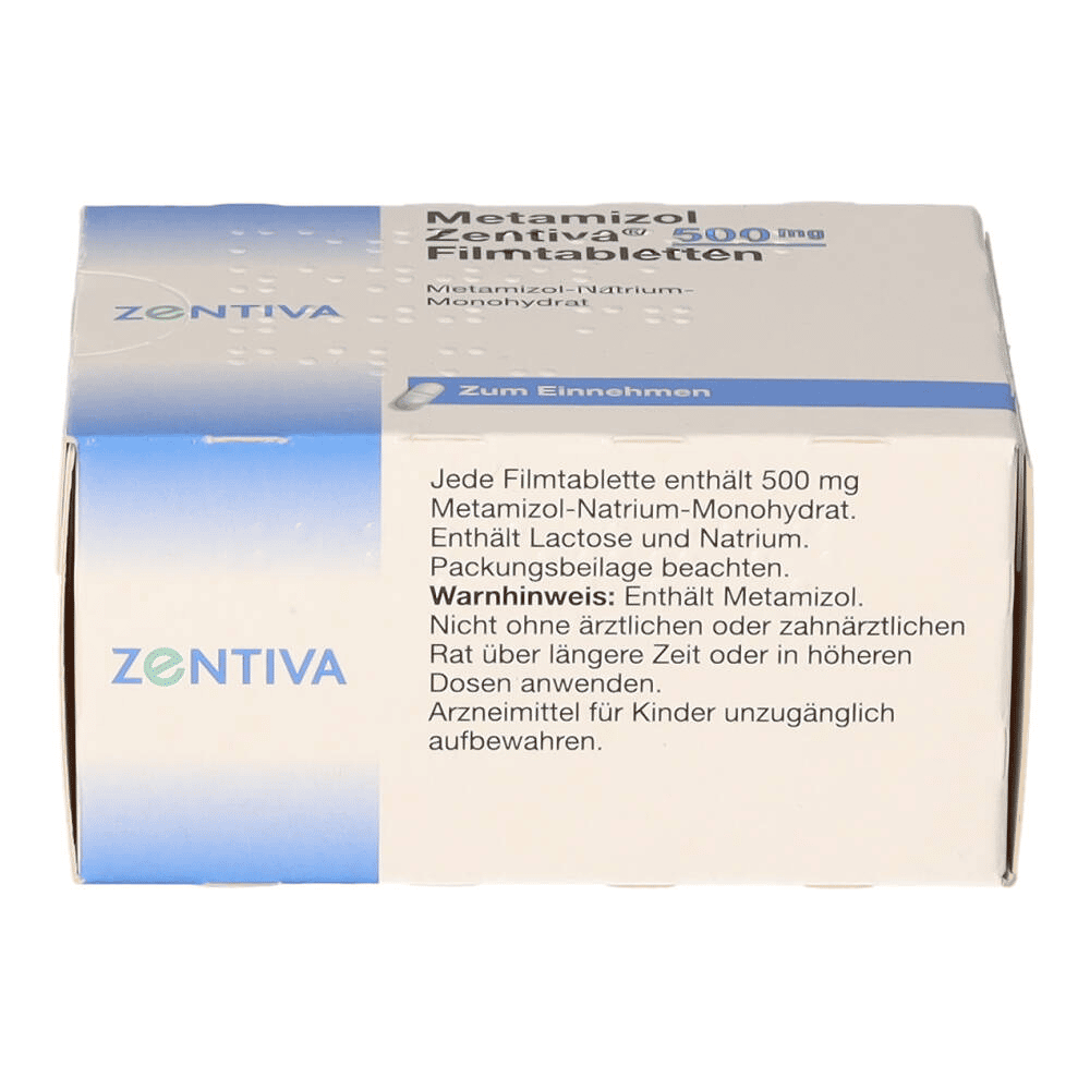 Metamizol Zentiva 500 mg 30 St Filmtabletten